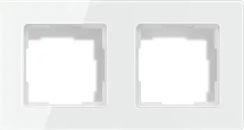 Kornizë për switch dritash Avatto TS20, 2 vende, standard 55x55 mm, 151×80×11 mm, e bardhë