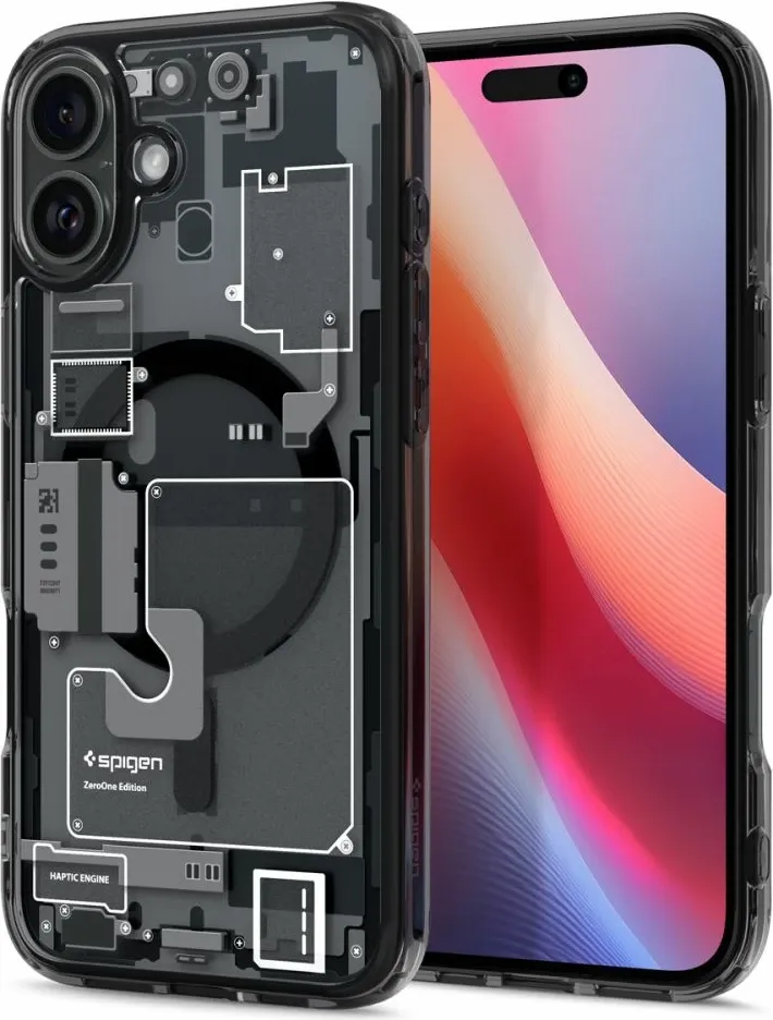 Mbështjellës telefoni Spigen Ultra Hybrid MagSafe Zero One, për iPhone 16, transparent - 2
