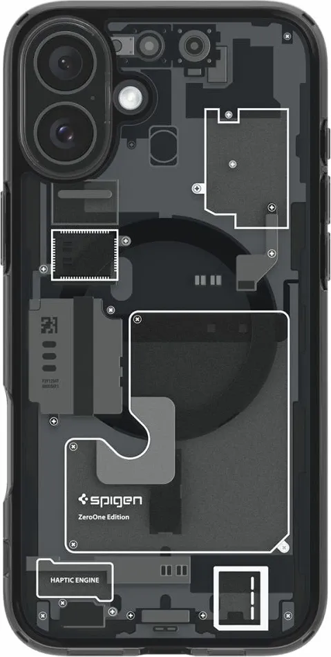 Mbështjellës telefoni Spigen Ultra Hybrid MagSafe Zero One, për iPhone 16, transparent - 3