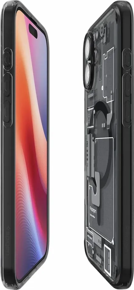 Mbështjellës telefoni Spigen Ultra Hybrid MagSafe Zero One, për iPhone 16, transparent - 6