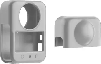 Mbështjellës silikoni PULUZ PU783H për DJI Osmo 360, me kapak lente, gri