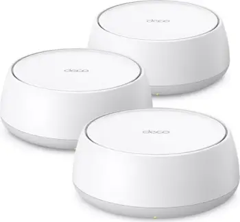 Sistem Mesh WiFi, TP-Link Deco BE25, WiFi 7 BE3600 3.6Gbps, port 2.5Gbps, 3 copë, i bardhë