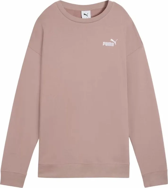 Duks për femra Puma ESS Small No. 11 Logo Relaxed Crew, rozë - 2