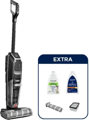 Fshesë me korrent dhe larëse dyshemesh, Bissell CrossWave OmniForce Edge Pro 4000N, 5 kg, set me aksesorë, e zezë