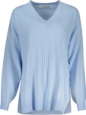 Xhemper femra GUESS JEANS, blu e hapur