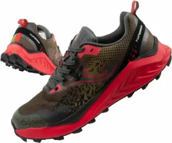 Atlete trail running për meshkuj Joma Tundra, khaki të kuqe