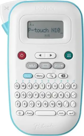 Printer etiketash, Brother P‑Touch N10 (PTN10RG1), 203 dpi, portativ, ekran LCD