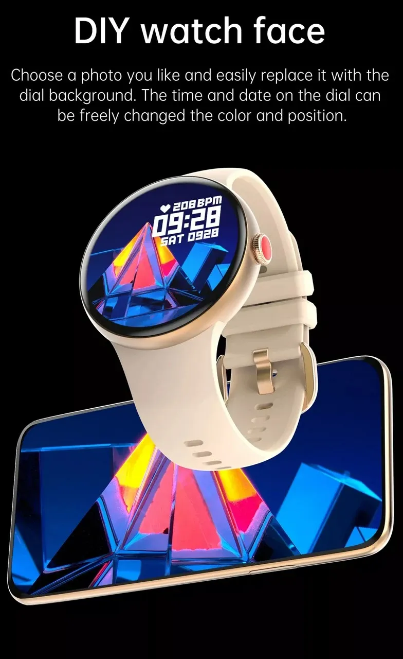 Orë e mençur Linwear LA13 AMOLED, rozë - 6
