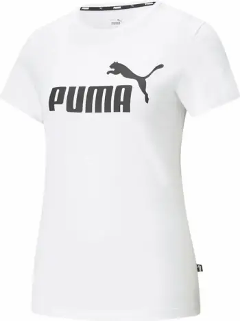 Maicë Sportive Puma ESS Logo për Femra, e Bardhë