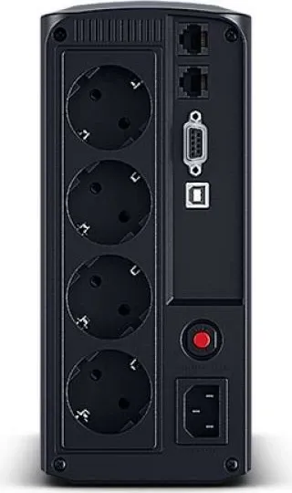 UPS, CyberPower, ValuePro VP1000ELCD, 1000VA LCD AVR USB Schuko, e zezë - 2