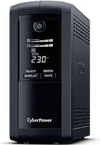 UPS, CyberPower, ValuePro VP1000ELCD, 1000VA LCD AVR USB Schuko, e zezë