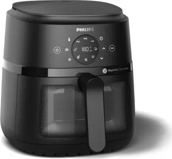 Fritezë me ajër, Philips, NA220/00, 4.2 L, 1500 W, e zezë