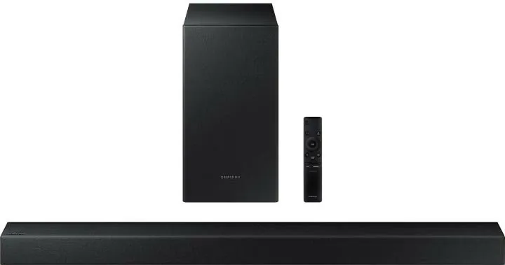 Soundbar, Samsung, HW-T420/ZF, me subwoofer, i zi, set - 3