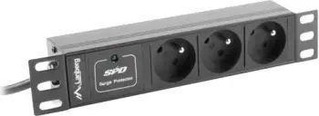 Shirit rryme Lanberg 10" (1U, 10A, 3X 230V PL), i zi