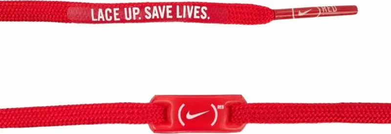 Lidhëse këpucësh Nike SZNUR, të kuqe, 2 copë - 2