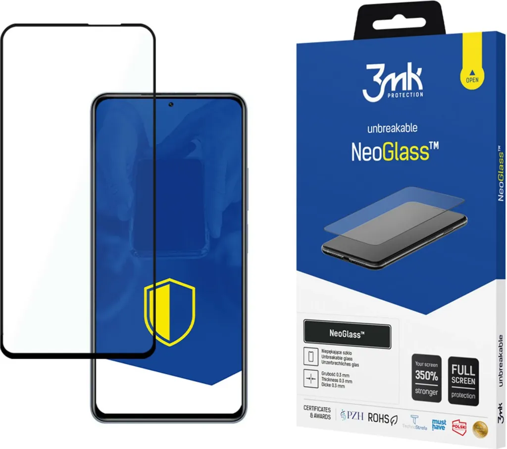 Xham mbrojtës kompozit 3mk NeoGlass për Xiaomi Redmi Note 10 Pro / Note 10 Pro Max, i zi, 1 copë - 1