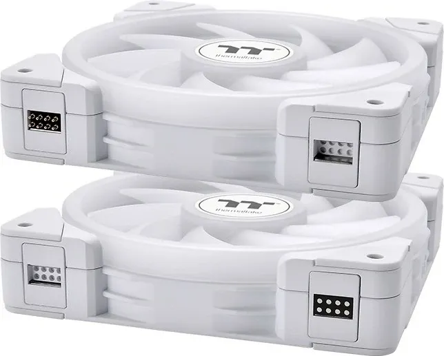 Ventilatorë Thermaltake SWAFAN EX12 ARGB, 12 cm, 3 copë, Bardhë - 2