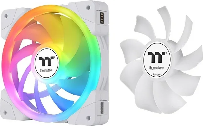 Ventilatorë Thermaltake SWAFAN EX12 ARGB, 12 cm, 3 copë, Bardhë - 5