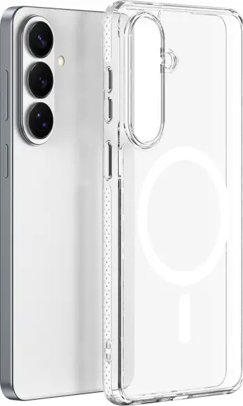 Mbështjellës Dux Ducis Clin Mag për Samsung Galaxy S26, kompatibil me MagSafe, TPU/PC, transparent, në kuti