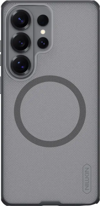 Mbështjellës Nillkin Super Frosted Shield Pro MagSafe magnetik për Samsung Galaxy S26 Ultra, zi transparente