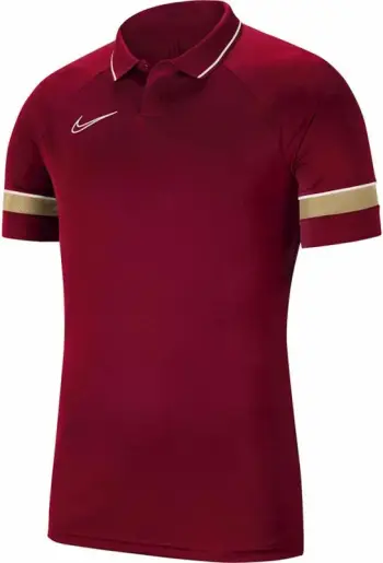 Fanellë Polo për Fëmijë Nike Dri-FIT Academy 21, e Kuqe