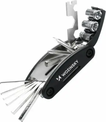 Set multi-tool për biçikletë Wozinsky WWZ-01N 16-in-1, i zi