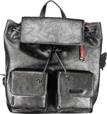 Çantë shpine për femra DESIGUAL Paladio Prisma Mini, e zezë