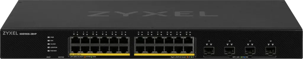 Switch Zyxel XGS1935-28HP, Managed, 24 porte Gigabit Ethernet - 2