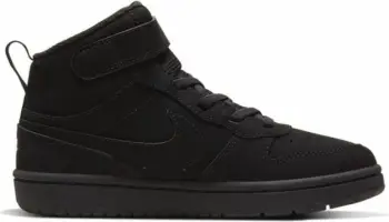 Atlete fëmijësh Nike Court Borough Mid 2 CW5868-001, të zeza