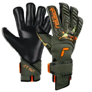 Doreza portieri Reusch Attrakt Duo Evolution AdaptiveFlex, latex premium, mbyllje AdaptiveFlex, shumëngjyrëshe