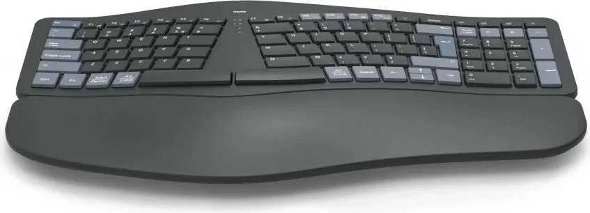 Tastierë ergonomike Hama WK-900, wireless, anglisht, e zezë - 2