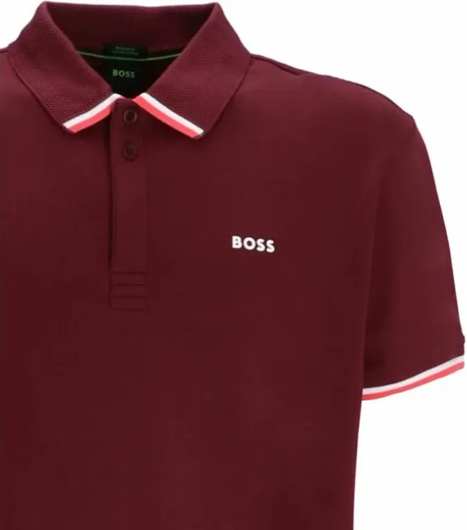 Maicë polo për meshkuj Boss, e kuqe - 2