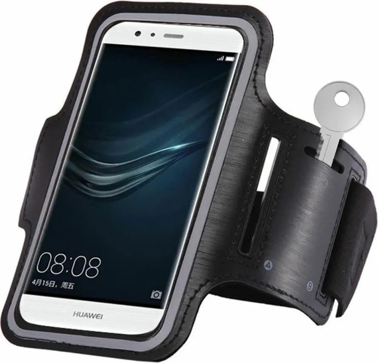 Shirit dore sportiv Hurtel universal për telefona 6", i zi - 1