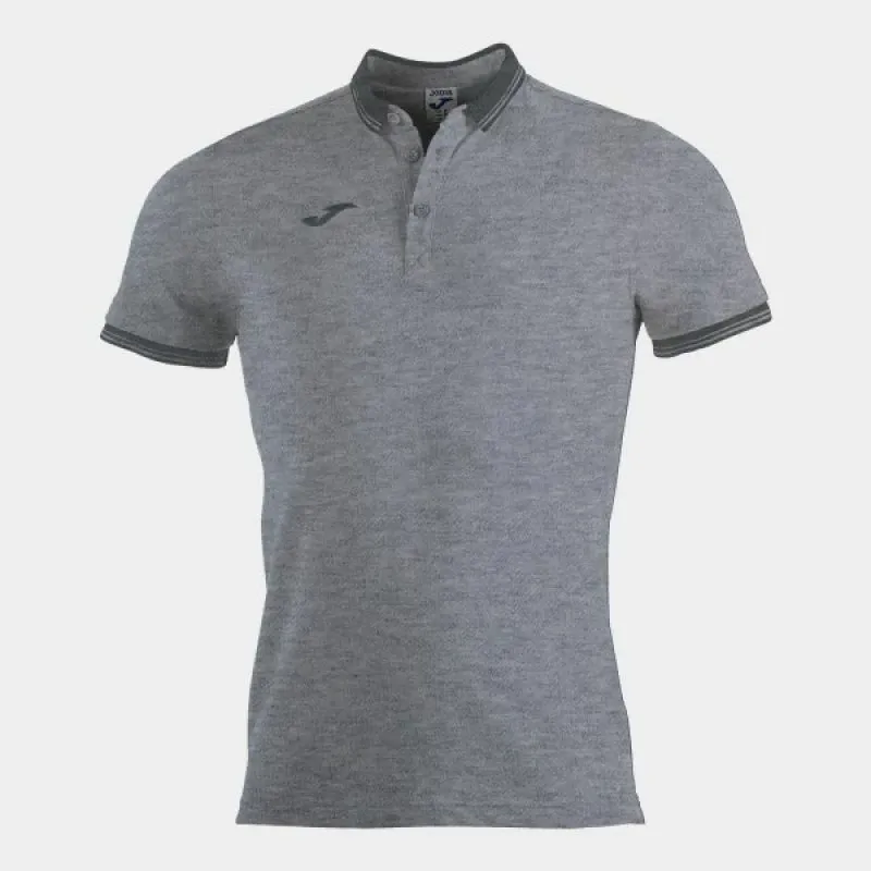Polo maicë Joma Bali II për meshkuj, gri - 1