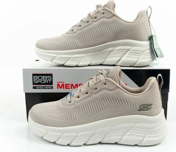 Atlete për femra Skechers Bobs B Flex, bezhë - 10