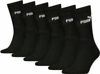 Çorape Puma Crew 938759-01, të zeza, 6 palë