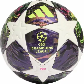 Top futbolli adidas UCL 25/26 Final Pro JX9077, i bardhë/lejlaj