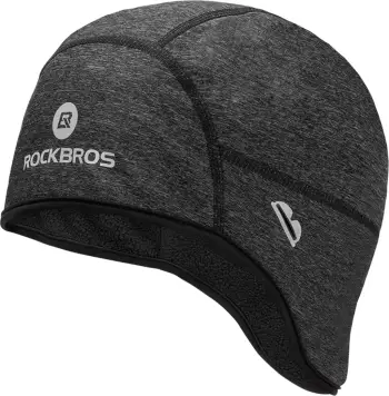 kapuç nën helmetë çiklizmi, Rockbros, Dala, termik me sipërfaqe kundër erës dhe vrima për syze, universale 53-61 cm, gri