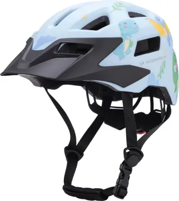 Helmetë biçiklete fëmijësh MTB, Wozinsky, HT-45J, XS 48-52 cm, blu e çelët