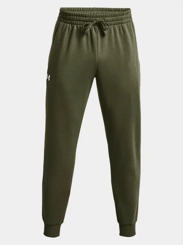Pantallona sportive për meshkuj Under Armour, të gjelbërta - 1