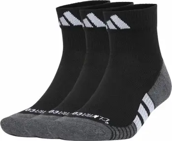 Çorape sportive adidas Cushioned Performance Climacool Qrt 3P JC6446, të zeza