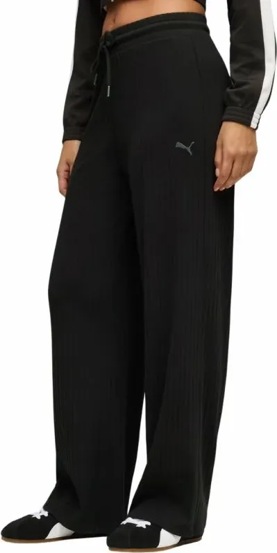 Pantallona të gjera për femra Puma HER Comfort High-Waist 693284 01, të zeza - 1