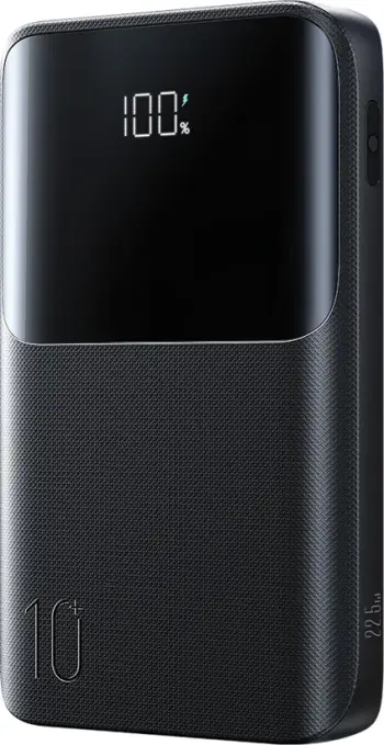Powerbank Joyroom JR-QP191 Star Series Mini 10000mAh 22.5W me display digjital, 3 porta, e zezë, në kuti