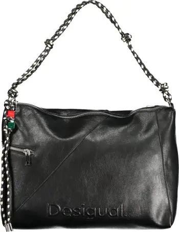 Çantë DESIGUAL Leiria 2.0 për femra, e zezë