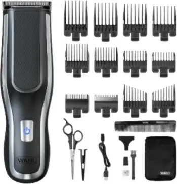 Makinë rroje flokësh Wahl Self-Clip 360, Lithium-Ion, e zezë/argjendtë, set aksesorësh