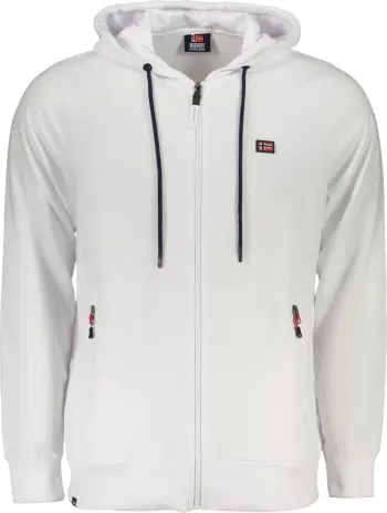 Duks për meshkuj NORWAY 1963 zip-up, i bardhë