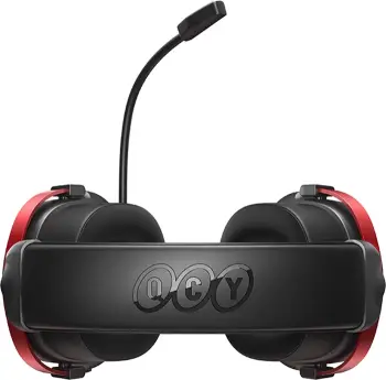 Kufje gaming me mikrofon QCY Heroad VN200 Pro USB-A 7.1 40mm e zezë e kuqe