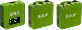 Mikrofon pa tela, RØDE Wireless GO III (WIGOGEN3GRE), rreze deri 260 m, jeshile, set