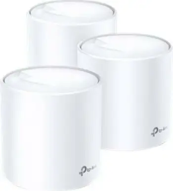 Sistem Mesh Wi‑Fi, TP-Link Deco X20, AX1800 Wi‑Fi 6, e bardhë, 3-pako