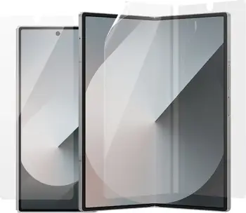 Mbrojtës ekrani 2‑në‑1, PanzerGlass, Samsung Galaxy Z Fold6 F956, xham Classic Fit për ekranin e jashtëm + film TPU Ultra‑Wide Fit për ekranin kryesor, set